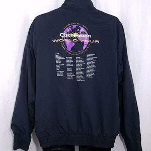 Cisco Systems World Tour Jacket Vintage 90s 1994 CiscoFusion Made In USA Mens